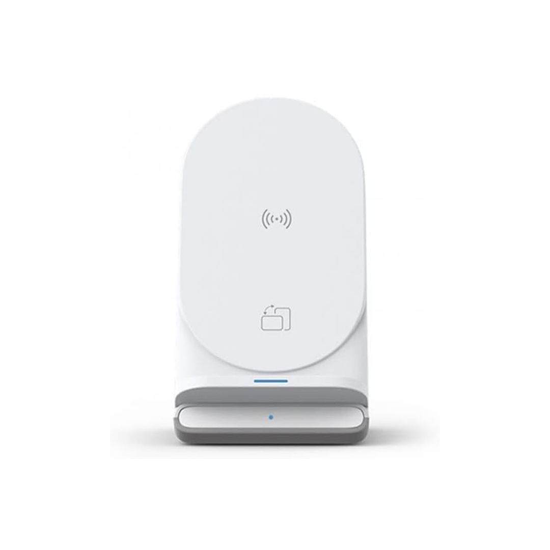 WIWU Power Air 18W 2 In 1 Wireless Charger - White in Qatar WIWU Power Air 18W 2 In 1 Wireless Charger - White in Qatar